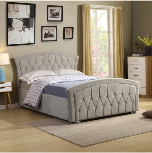 Curved Boarder Bed